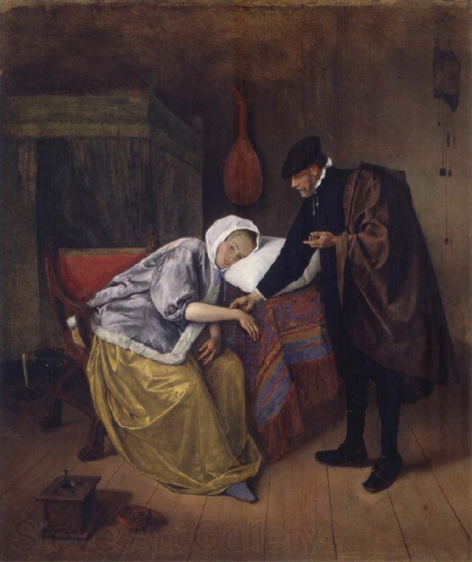 Jan Steen The Sick woman Spain oil painting art